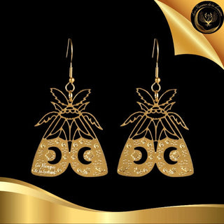 Belles boucles d'oreilles disponible chez Les Flammes de la LumiĂšre