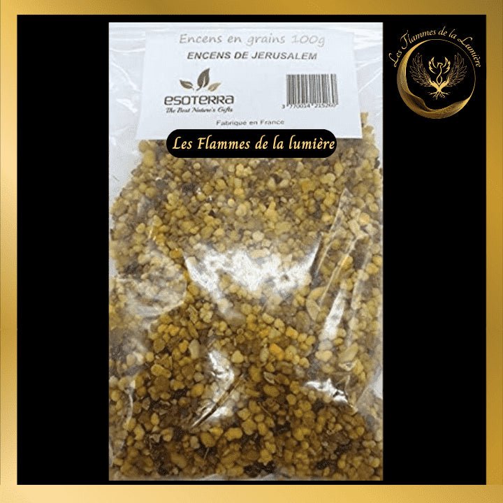 Encens de Jérusalem 100g - en grains - Esoterra disponible chez Les Flammes de la LumiÚre