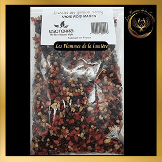 Encens Trois Rois Mages 100g - en grains - Esoterra disponible chez Les Flammes de la Lumière