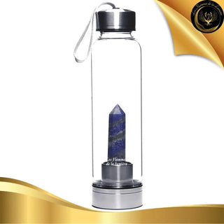 Lapis-lazuli - Bouteille Tadasana Pointe - 550ml disponible chez Les Flammes de la LumiĂšre