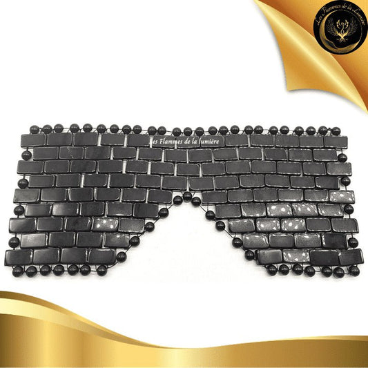 Masque oculaire Efficace - Massage des yeux - Obsidienne noire - antifatigue - anti-âge - anti cerne