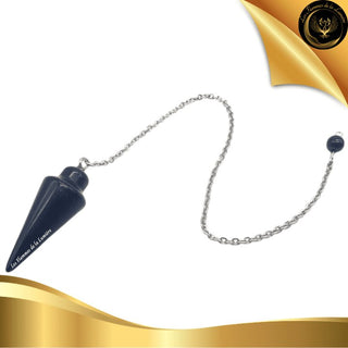 Pendule Goutte Obsidienne Noire disponible chez Les Flammes de la LumiĂšre