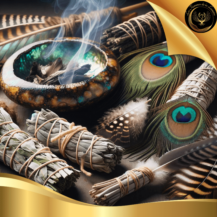 Fagots de sauge & autres herbes de Fumigation