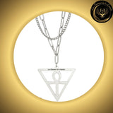 Beau collier Egyptien avec Croix Ankh - Acier inoxydable disponible chez Les Flammes de la Lumière