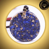 Lapis Lazuli - Beau Collier orgone - Merkaba - Géométrie Sacrée disponible chez Les Flammes de la Lumière