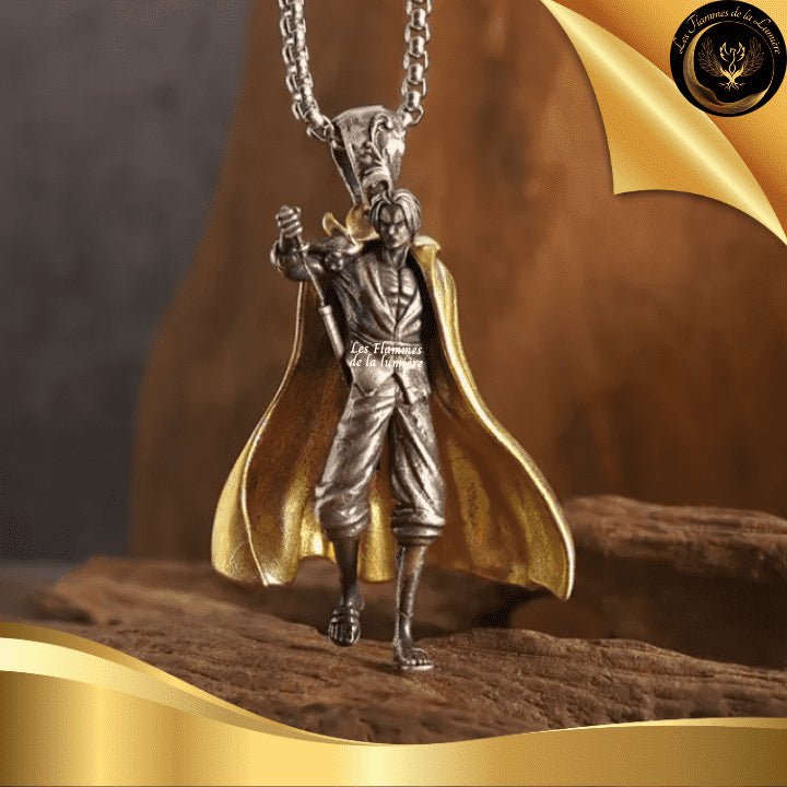 Collier avec pendentif Guerrier de la Lumière disponible chez Les Flammes de la Lumière