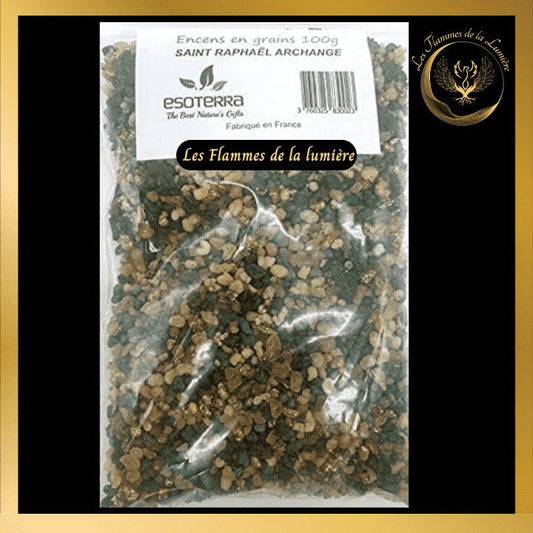 Encens Saint Raphaël Archange 100g - en grains - Esoterra disponible chez Les Flammes de la Lumière