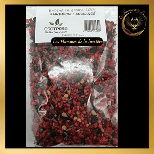 Encens Saint Michel Archange 100g - en grains - Esoterra disponible chez Les Flammes de la Lumière
