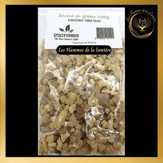 Encens Tibétain - 100g - en grains - Esoterra disponible chez Les Flammes de la Lumière