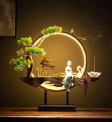 Féérique & Elégant Porte-Encens Japonais lumineux disponible chez Les Flammes de la Lumière