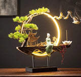 Féérique & Elégant Porte-Encens Japonais lumineux disponible chez Les Flammes de la Lumière