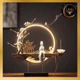 Féérique & Elégant Porte-Encens Japonais lumineux disponible chez Les Flammes de la Lumière