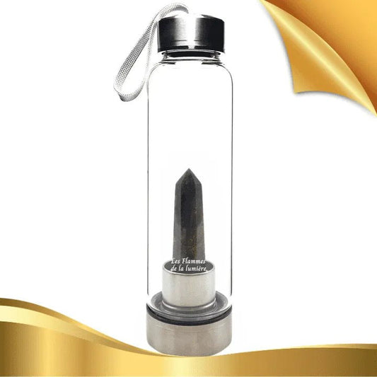 Labradorite - Bouteille Tadasana Pointe - 550ml disponible chez Les Flammes de la Lumière