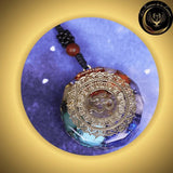 Magnifique Collier 7 Chakras orgone - OM disponible chez Les Flammes de la Lumière