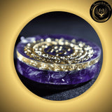 Améthyste - Magnifique Collier orgone - OM disponible chez Les Flammes de la Lumière