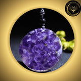 Améthyste - Magnifique Collier orgone - OM disponible chez Les Flammes de la Lumière