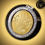 Magnifique collier - Pendentif rotatif - acier inoxydable disponible chez Les Flammes de la Lumière