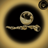 Pendule boule en métal doré - Avec Témoin disponible chez Les Flammes de la Lumière