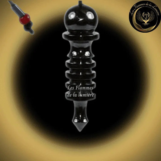 Pendule Isis en Métal noir - Pendule Egyptien disponible chez Les Flammes de la Lumière