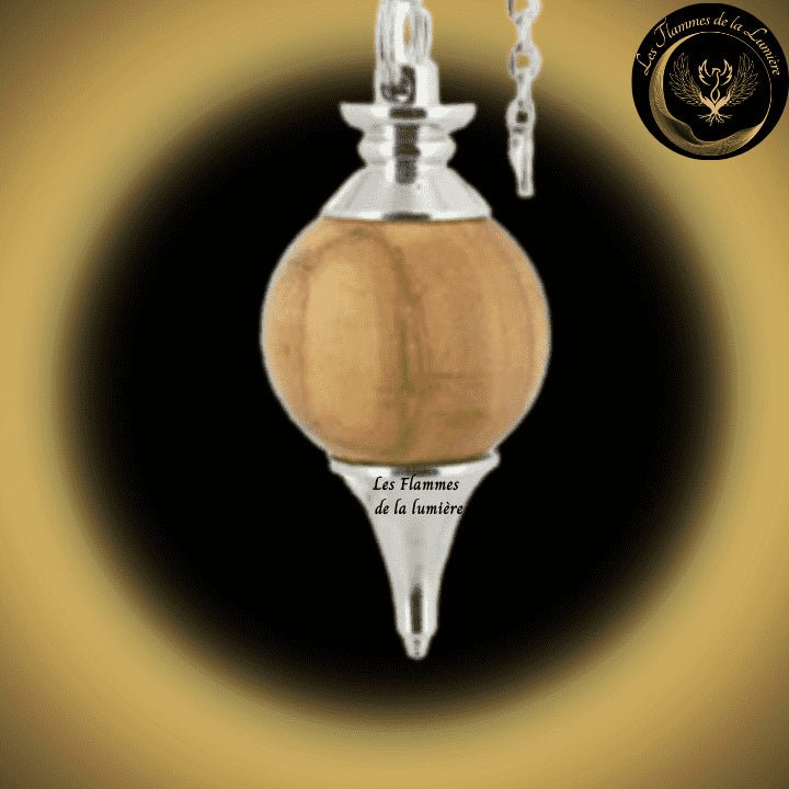 Pendule Séphoroton en Bois de Burlywood disponible chez Les Flammes de la Lumière