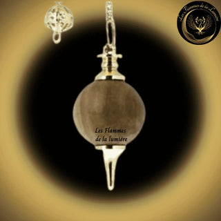 Pendule Séphoroton en Bois de Santal disponible chez Les Flammes de la Lumière