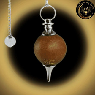 Pendule Séphoroton en Bois de Santal disponible chez Les Flammes de la Lumière