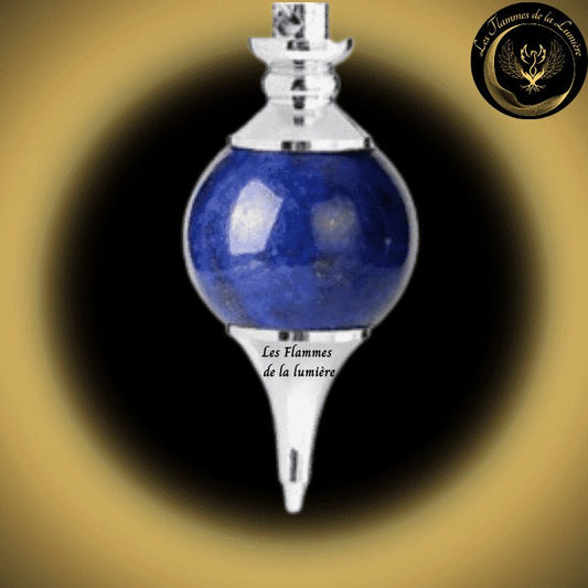 Pendule Séphoroton en Lapis Lazuli disponible chez Les Flammes de la Lumière