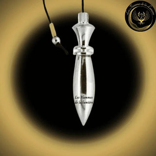 Pendule Thot (ou karnak) - avec Témoin - en Métal argent - Pendule Egyptien disponible chez Les Flammes de la Lumière