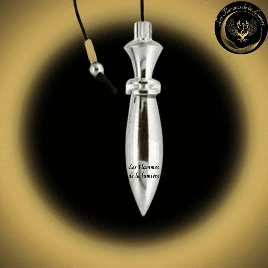 Pendule Thot (ou karnak) - avec Témoin - en Métal argent - Pendule Egyptien disponible chez Les Flammes de la Lumière