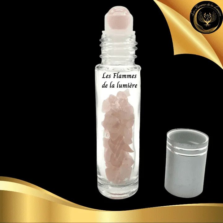 Quartz Rose - Roll-On Diffuseur - 9cm disponible chez Les Flammes de la Lumière