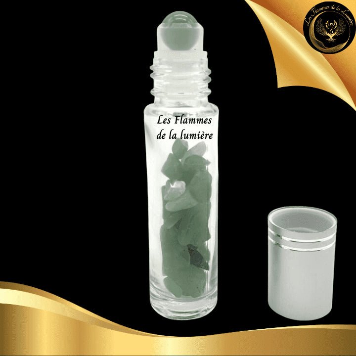 Aventurine Verte - Roll-On Diffuseur - 9cm disponible chez Les Flammes de la Lumière