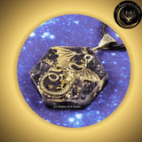 Obsidienne - Magnifique Collier orgone - Dragon - disponible chez Les Flammes de la Lumière