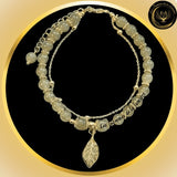 Très joli bracelet en Jade disponible chez Les Flammes de la Lumière